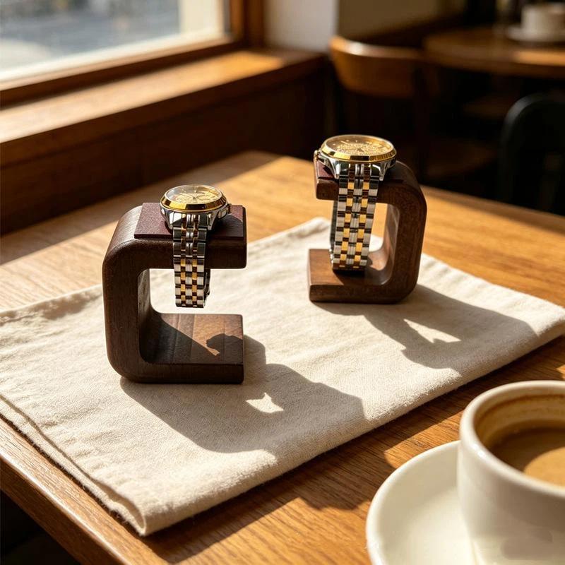Jewelry Bracelet Watches - ~Wooden Watch Holder Jewelry Organizer Display