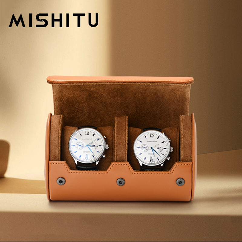 Jewelry Box Watches Bracelets - MISHITU 1/2/3-Slot Watch Storage Roll Travel