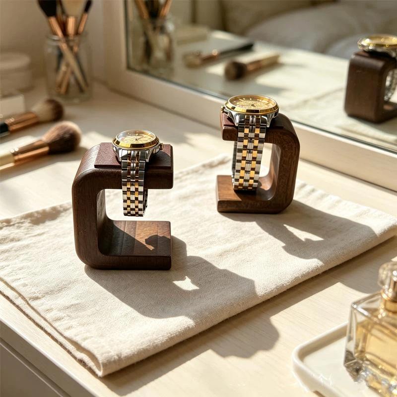 ~Wooden Watch Holder Jewelry O - огляд і ціна Jewelry Bracelet Watches