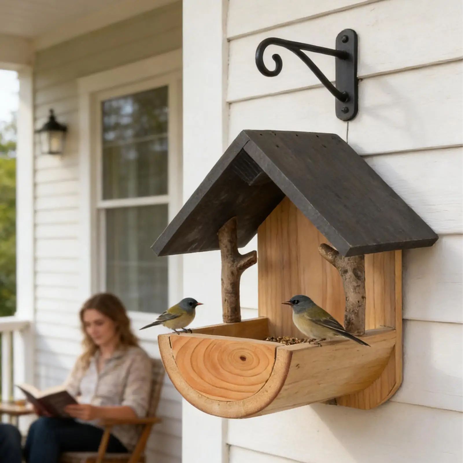 Wall Mount Wooden bird feeder  - огляд і ціна Watches & Jewelry Repair Center New York