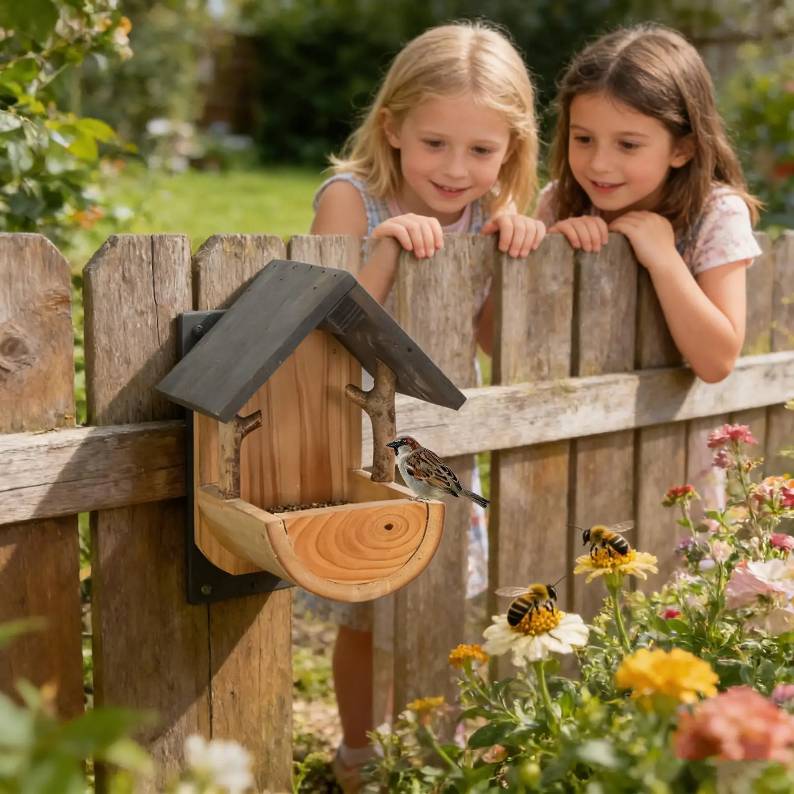 Wall Mount Wooden bird feeder  - огляд і ціна Watches & Jewelry Repair Center New York