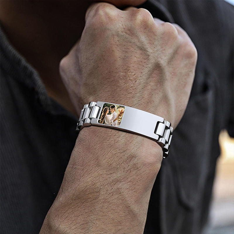Custom Picture Text Bracelet W - огляд і ціна Jewelry Bracelet Watches