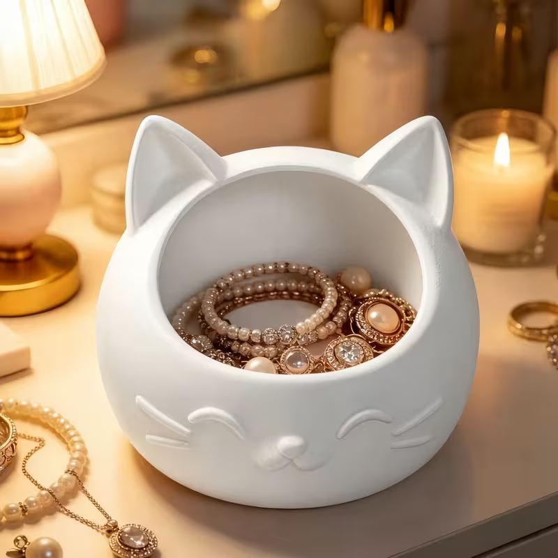 Mini Cartoon Cat-Shaped Storag - огляд і ціна Jewelry Box Watches Bracelets