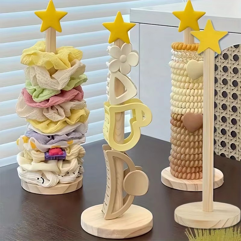 Wood Desktop Hair Rope Holder  - огляд і ціна Jewelry Y Watches