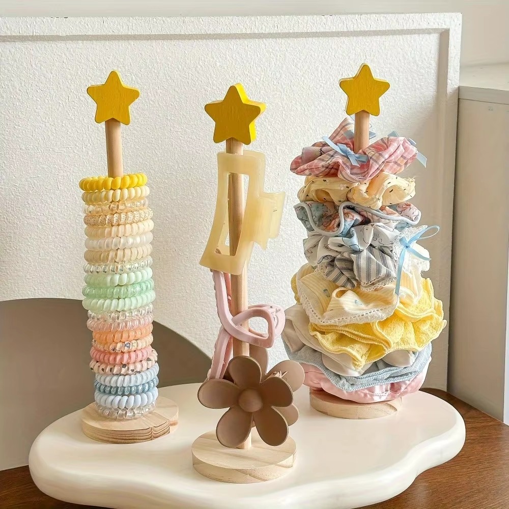 Wood Desktop Hair Rope Holder  - огляд і ціна Jewelry Y Watches