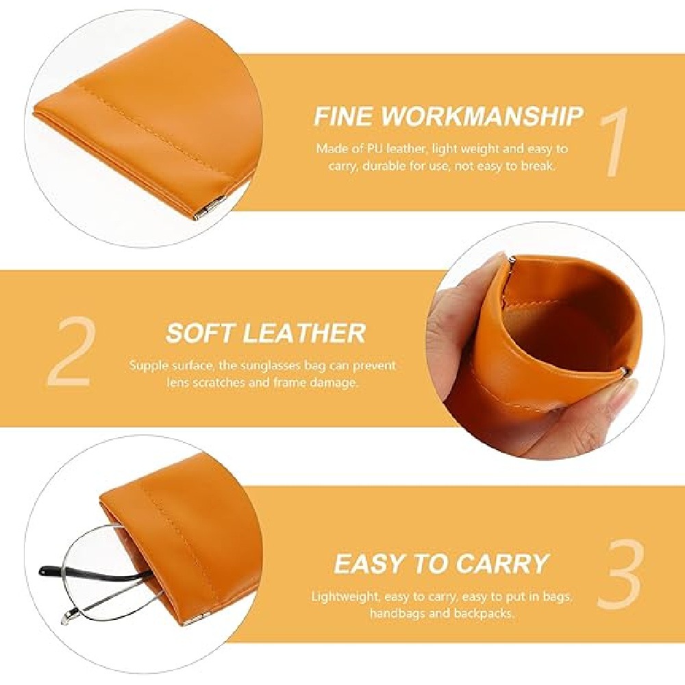 3 Pack PU Leather Storage Pouc - огляд і ціна Jewelry Eyewear Watches & Accessories