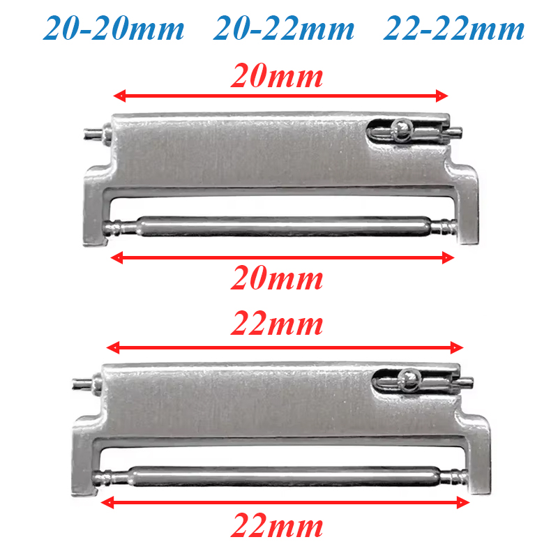 2pcs Watch Band Adapters 20mm  - огляд і ціна Jewelry Stores Watches