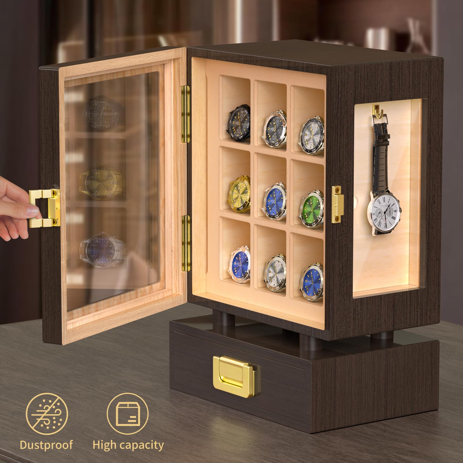 Custom Rectangle Wooden Watch  - огляд і ціна Watches & Jewelry Repair Center New York