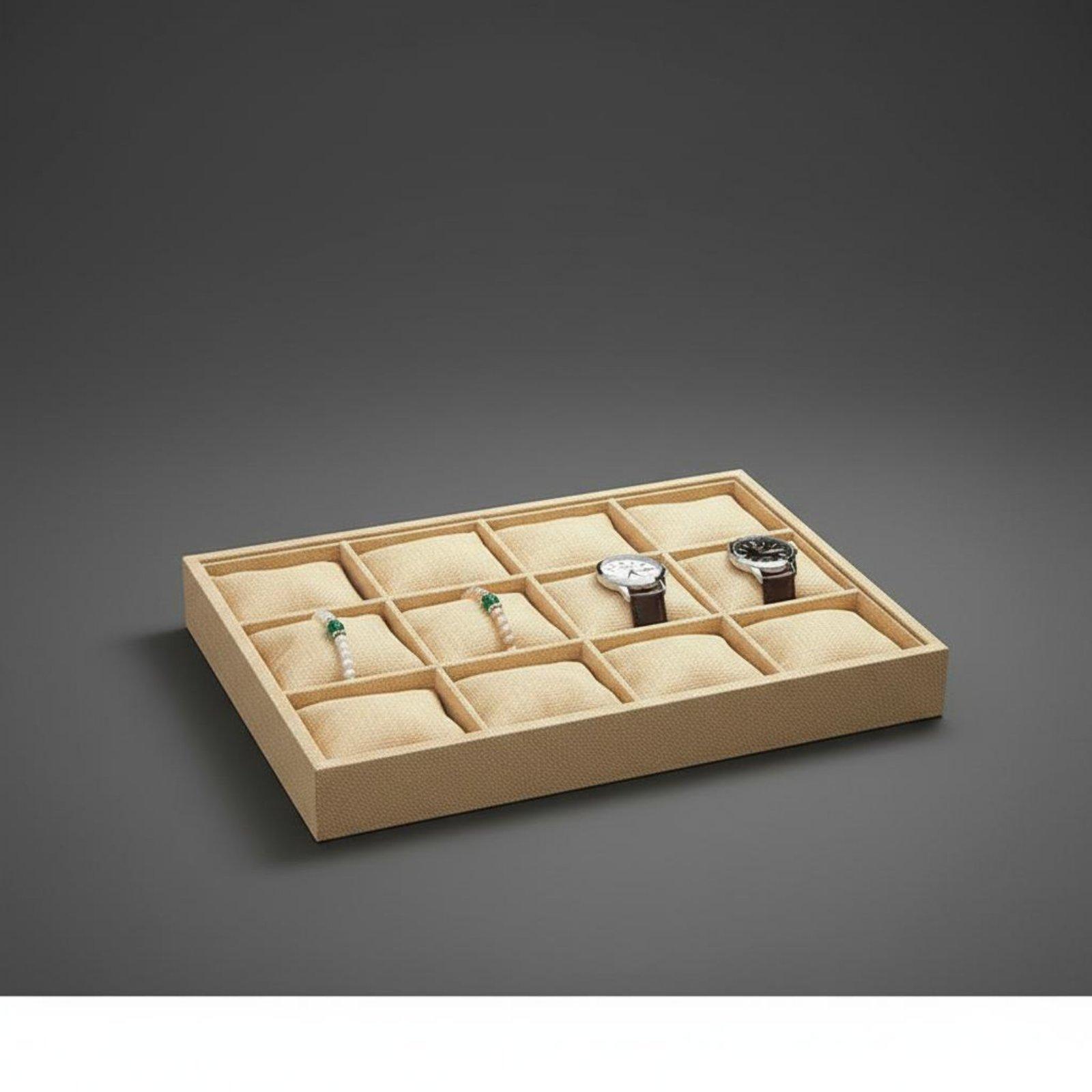 Linen Fabric Jewelry Holder Op - огляд і ціна Jewelry Box Watches Bracelets
