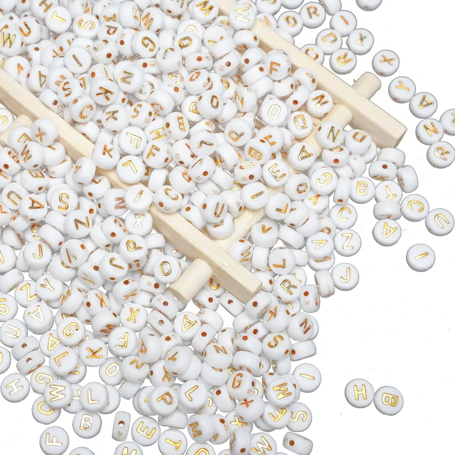 1000 Letter Beads White Circul - огляд і ціна Jewelry Quotes