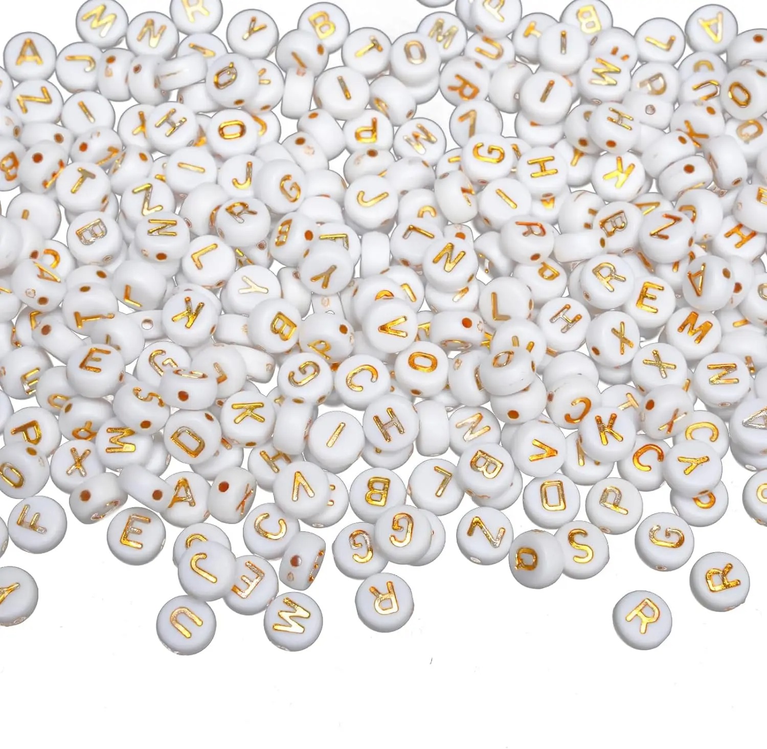 1000 Letter Beads White Circul - огляд і ціна Jewelry Quotes