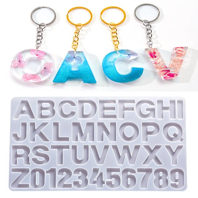 Alphabet Epoxy Resin Silicone  - огляд і ціна Jewelry Quotes