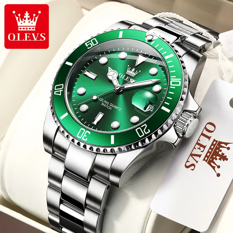 OLEVS Original Quartz Watch fo - огляд і ціна Rolex Watch Submariner