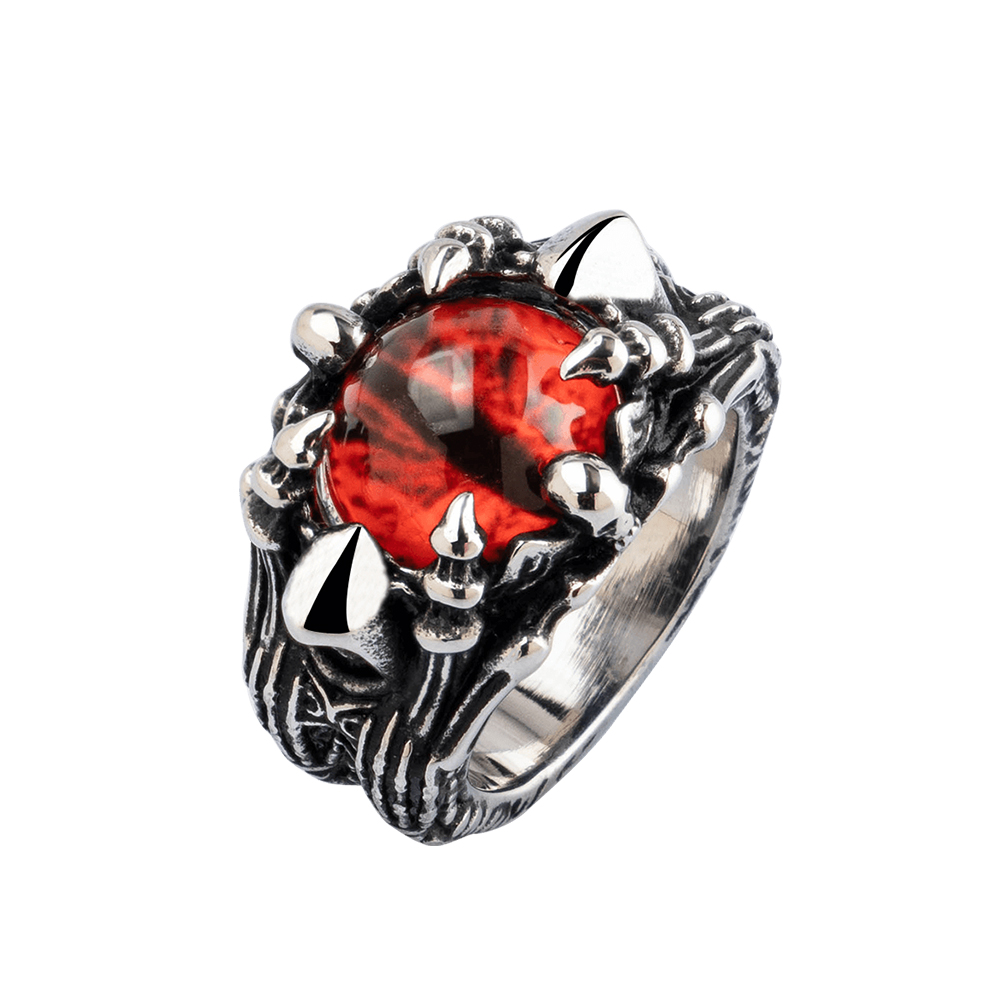 Devil Eyes Dragon Claw Ring  R - огляд і ціна Gothic Skull Ring