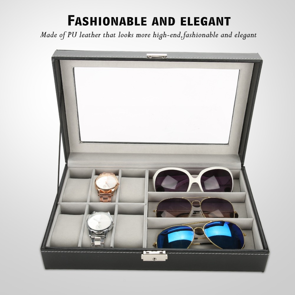 High Grade PU Leather Storage  - огляд і ціна Jewelry Eyewear Watches & Accessories
