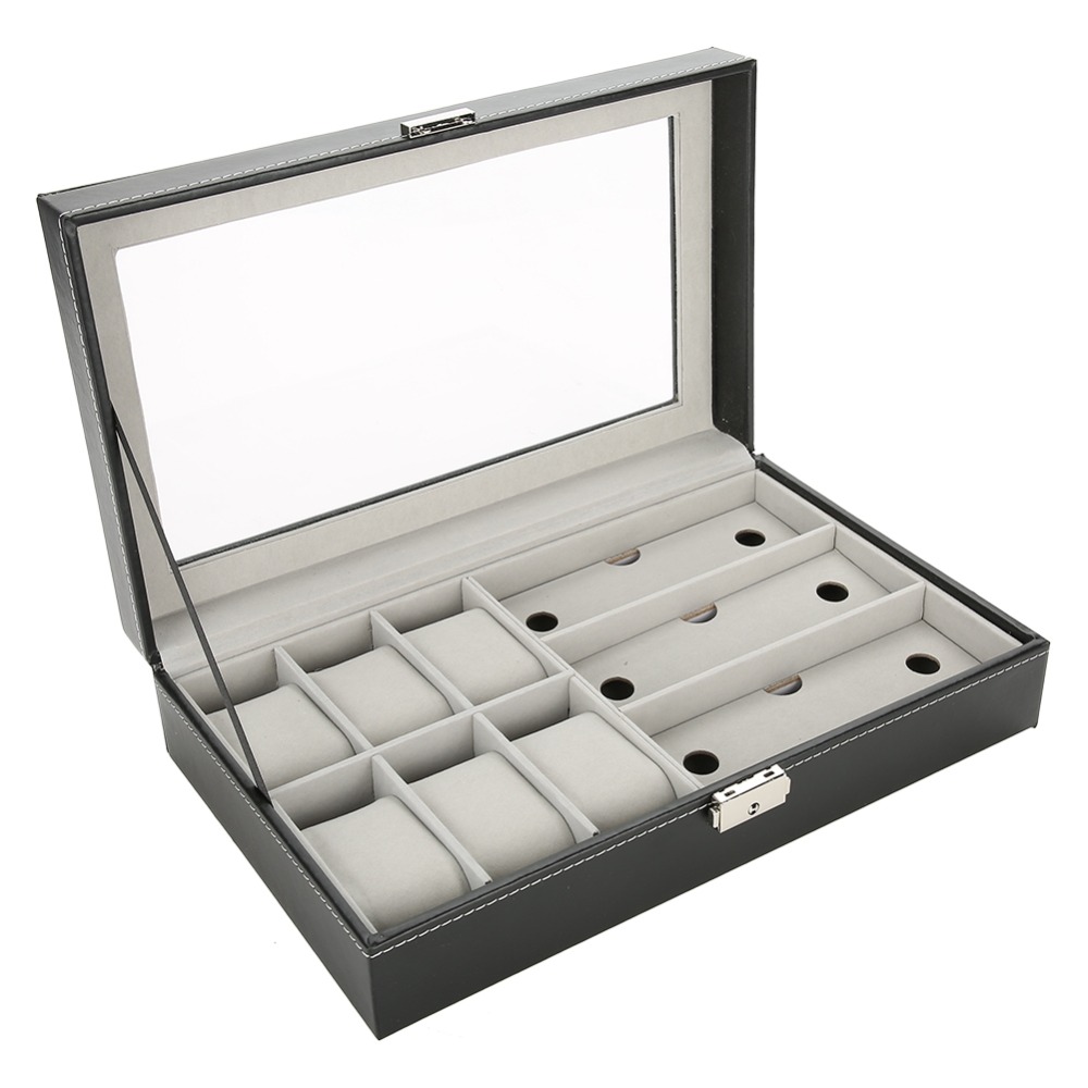 High Grade PU Leather Storage  - огляд і ціна Jewelry Eyewear Watches & Accessories