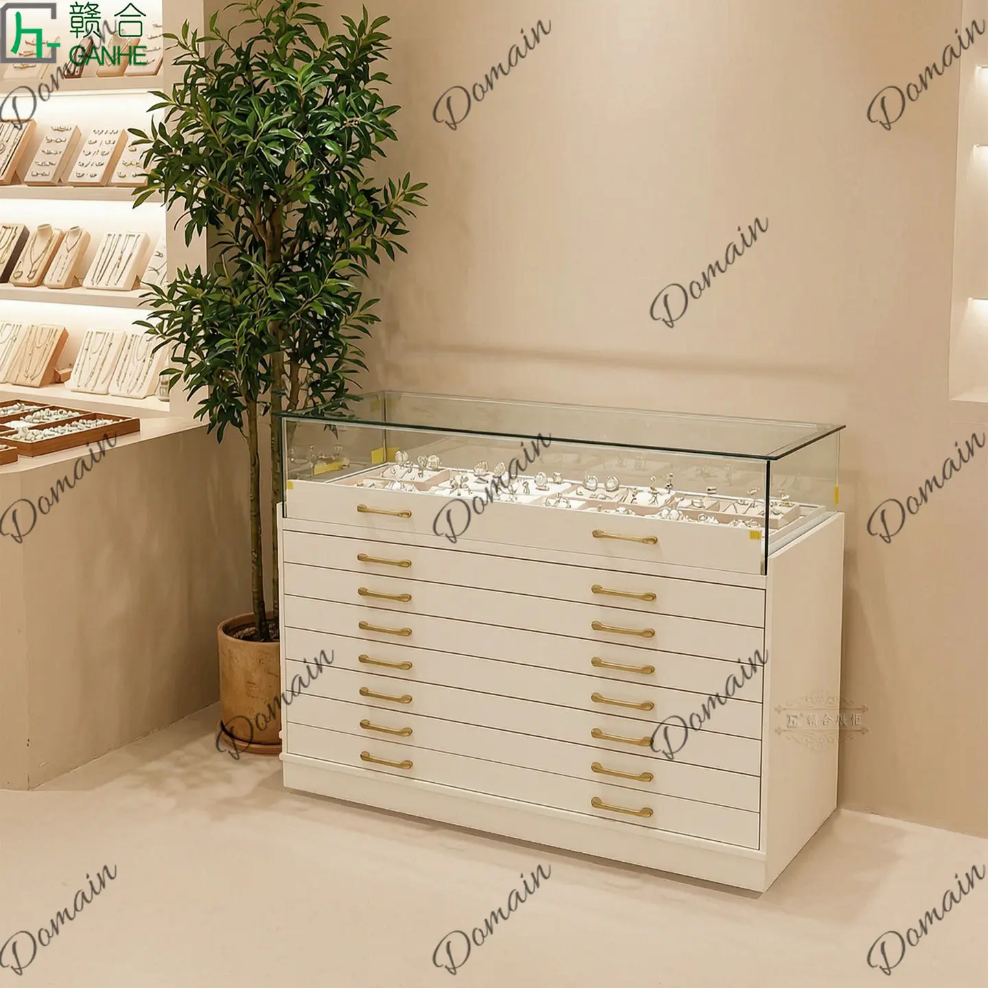 81 N Light luxury glass displa - огляд і ціна Jewelry With Watches