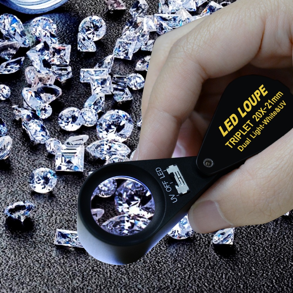 20x Jewelry Loupe 21mm Dual Li - огляд і ціна Collectors Coins Jewelry & Watches Of Smithtown