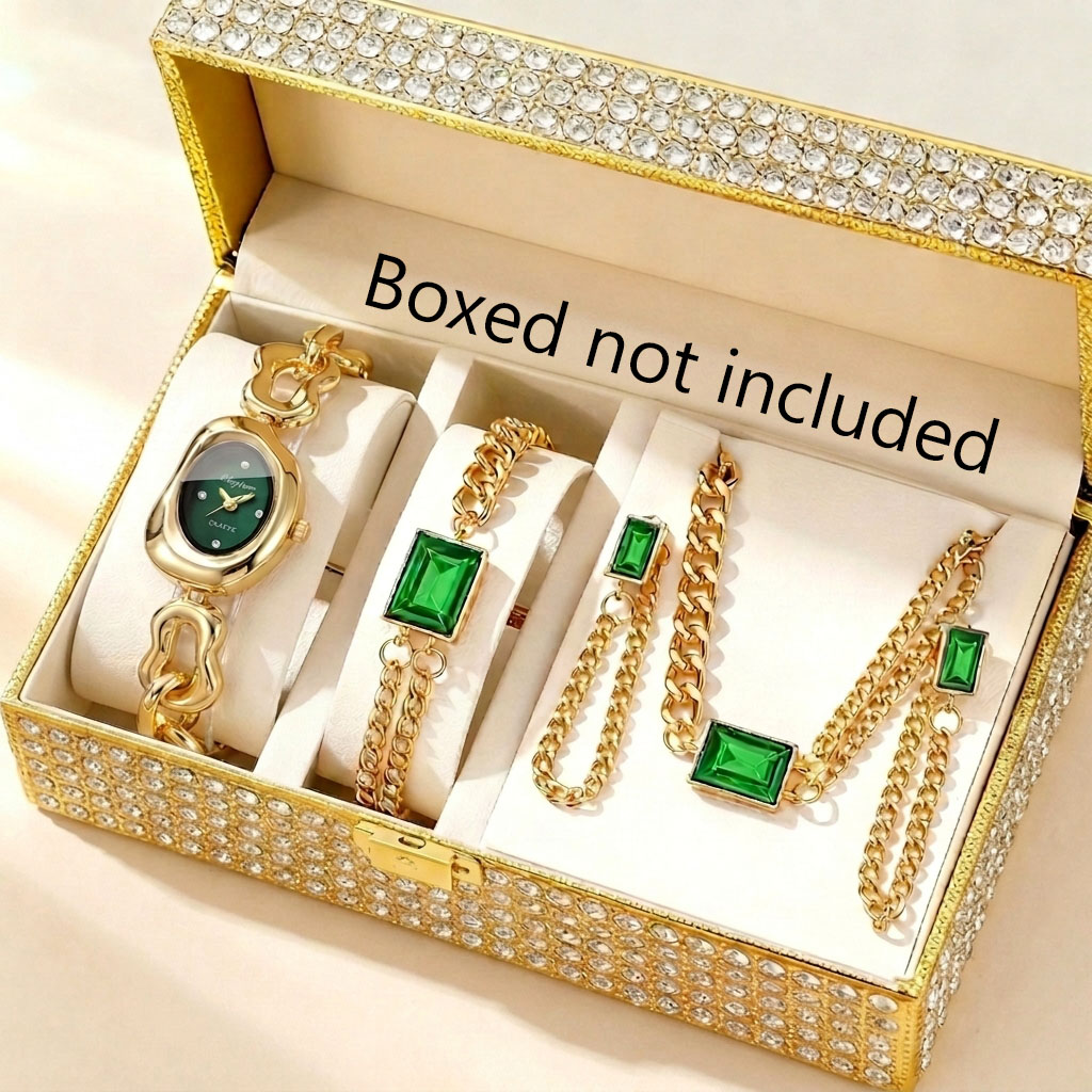 5PCS Fashion Irregular Women Q - огляд і ціна Jewelry Box Watches Bracelets