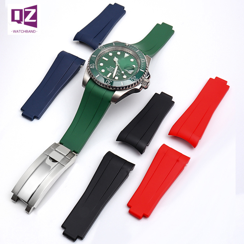 Rubber Silicone Watchband For  - огляд і ціна Rolex Watch Submariner