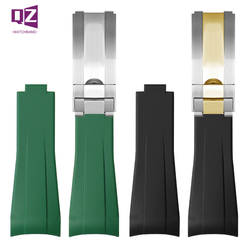 Rubber Silicone Watchband For  - огляд і ціна Rolex Watch Submariner